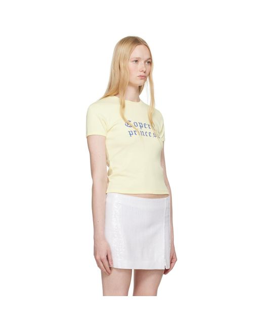 Coperni Yellow Disney 'Princess' Slim-Fit T-Shirt