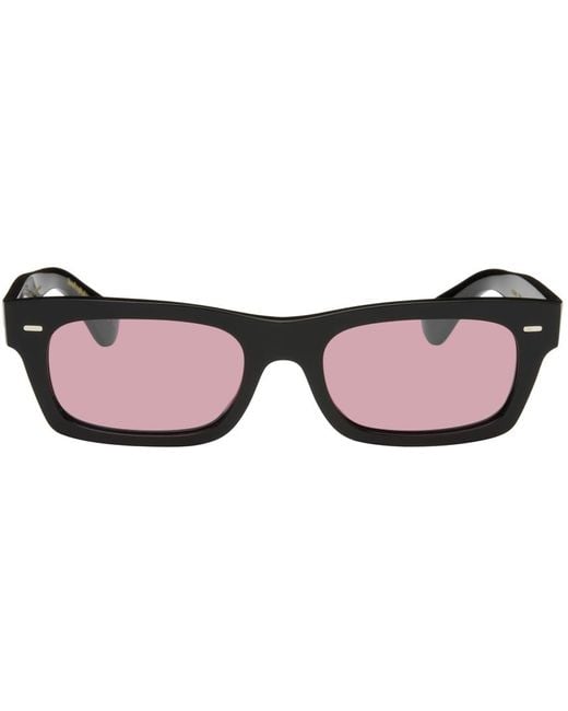 Oliver Peoples Black Davri Sunglasses for men