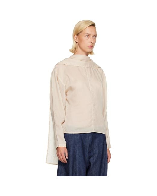 Belle Anna Natural Off- Stream Blouse