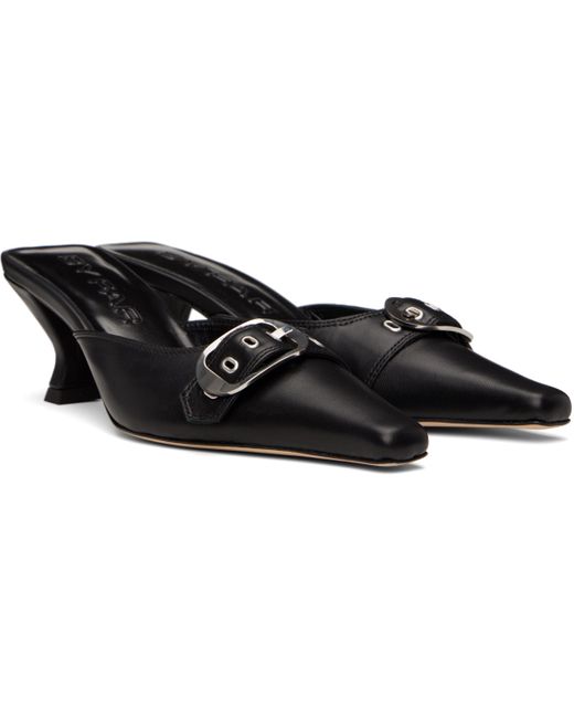By Far Black Evelyn Mules