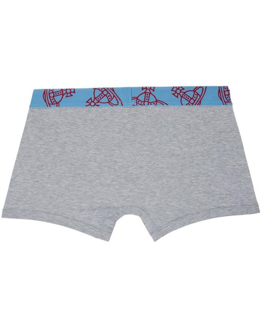 Vivienne Westwood Gray Two-Pack Boxer Briefs for men
