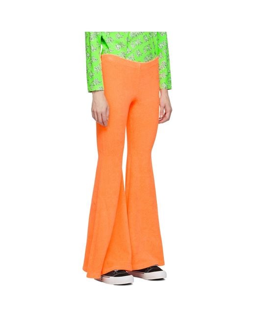 ERL Orange Elasticized Lounge Pants