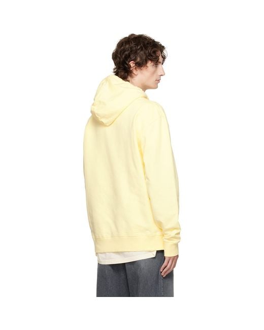 J.W. Anderson Natural Logo Embroidery Hoodie for men