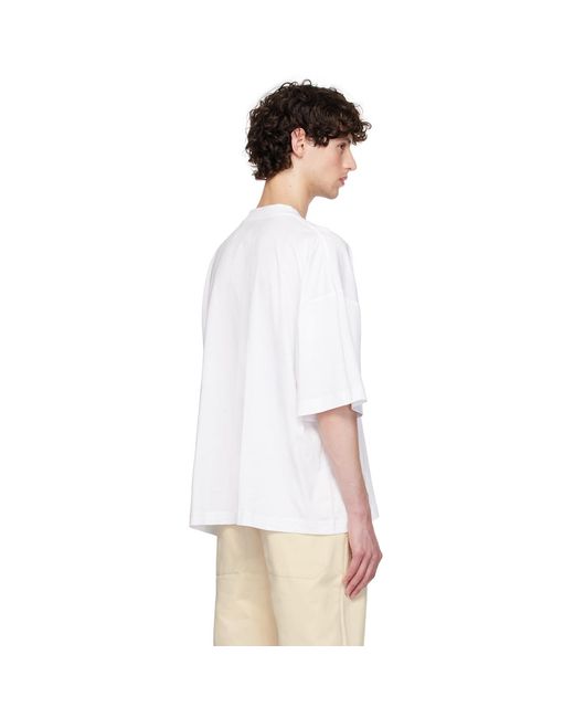 Studio Nicholson White Piu T-Shirt for men