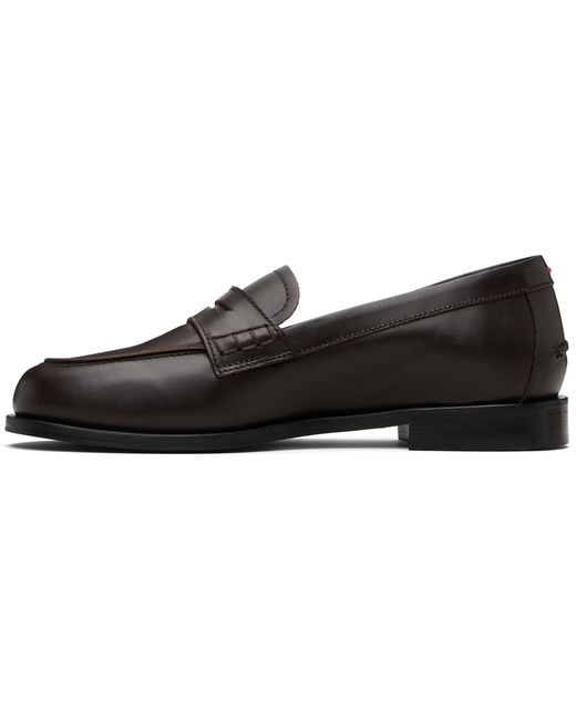 Aeyde Black Oscar Leather Loafers