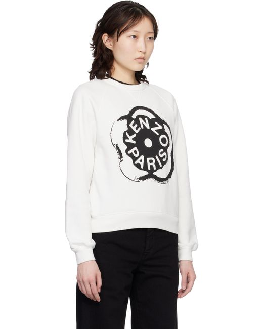 KENZO Black Off- Paris 'Boke Flower 2.0' Sweatshirt