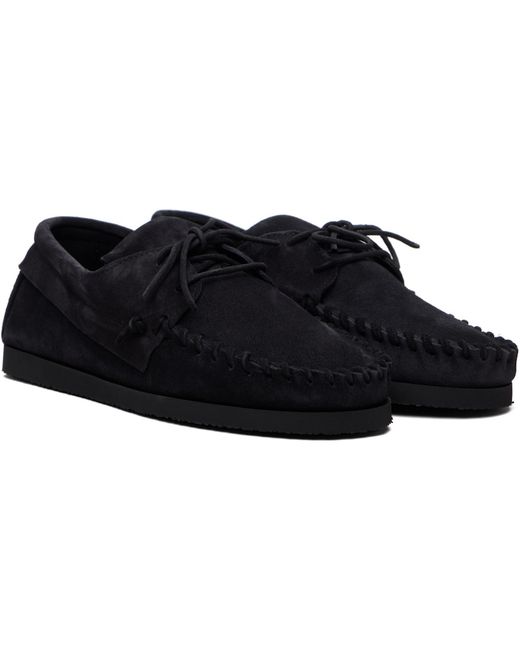 Isabel Marant Black Suede Fenlis Loafers for men