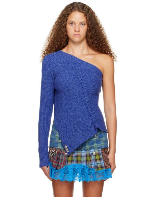 ANDERSSON BELL Blue Hand Twist Sweater