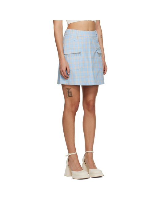 Minijupe rose bleue Shrimps en coloris Blue