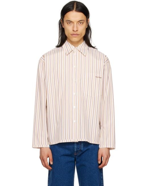 MERYLL ROGGE Multicolor Striped Shirt for men