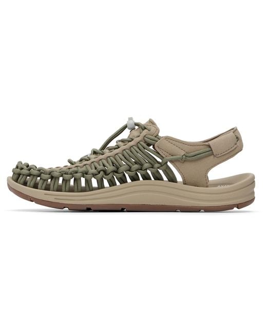 Keen Black Taupe Uneek Sandals for men