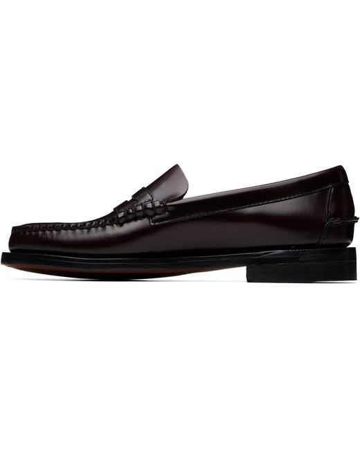 Sebago Black Classic Dan Loafers for men