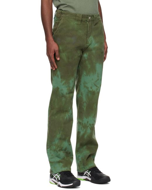 AFFXWRKS Green Duty Trousers for men