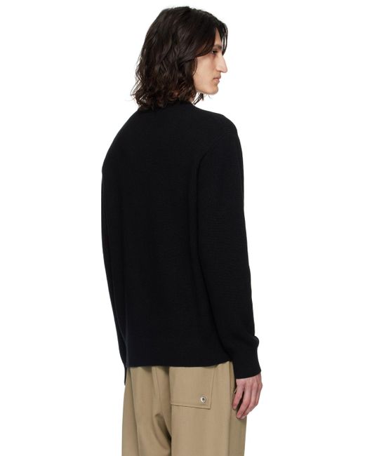 Etudes Studio Black Boris Sweater for men