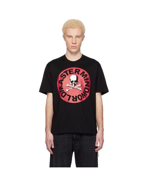 MASTERMIND WORLD Red Mw Circle Ss T-Shirt for men