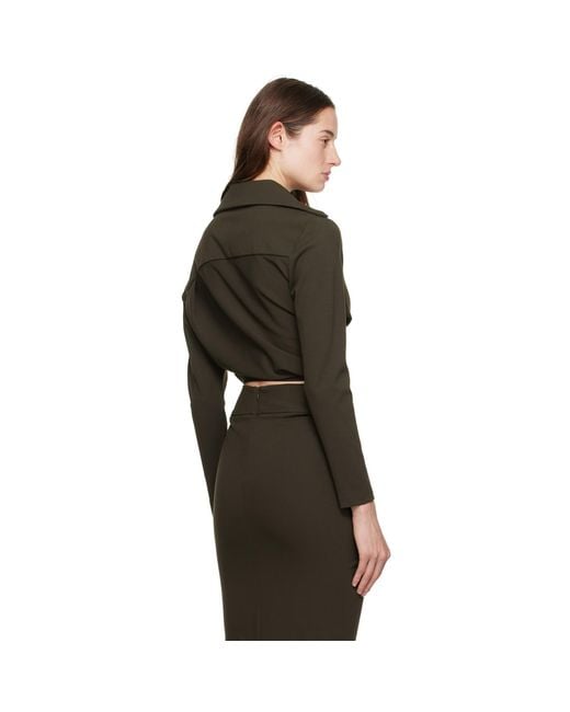 GAUGE81 Black Vallera Blouse