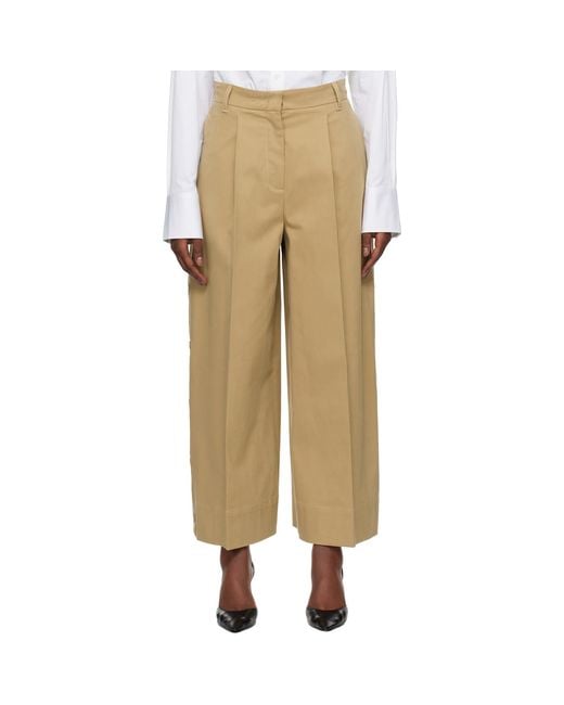 Weekend by Maxmara Natural Caprile Trousers