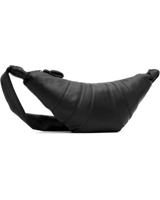 Lemaire Black Medium Croissant Bag