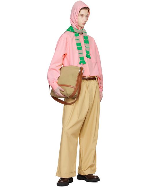 MERYLL ROGGE Natural Drawstring Trousers for men