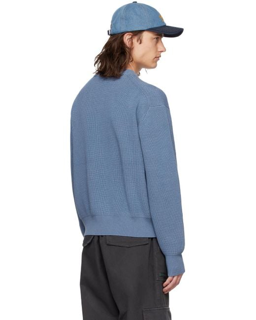 Maison Kitsuné Blue Bold Fox Head Sweater for men