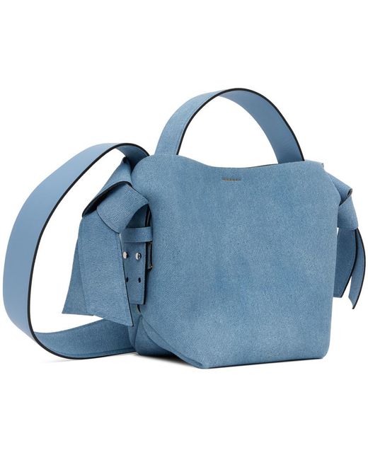 Acne Blue Mini Musubi Bag