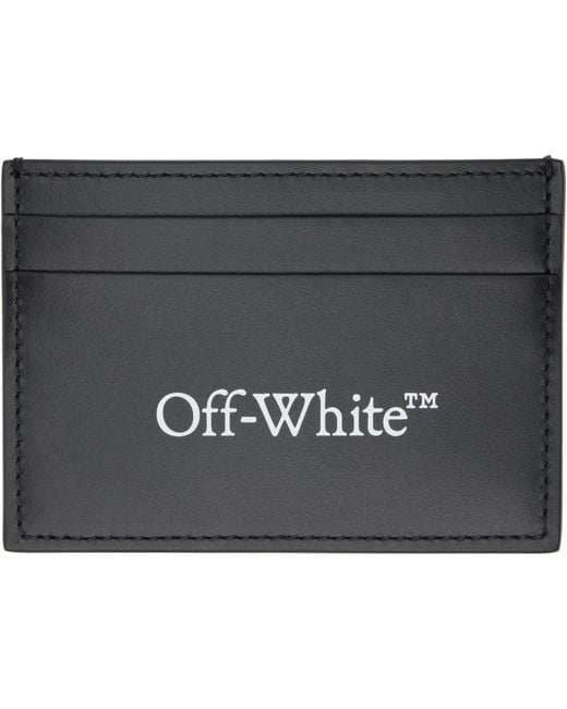 Off-White c/o Virgil Abloh Black Bookish Card Holder for men