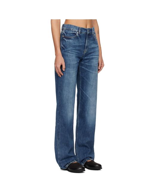 Our Legacy Blue Wata Cut Jeans