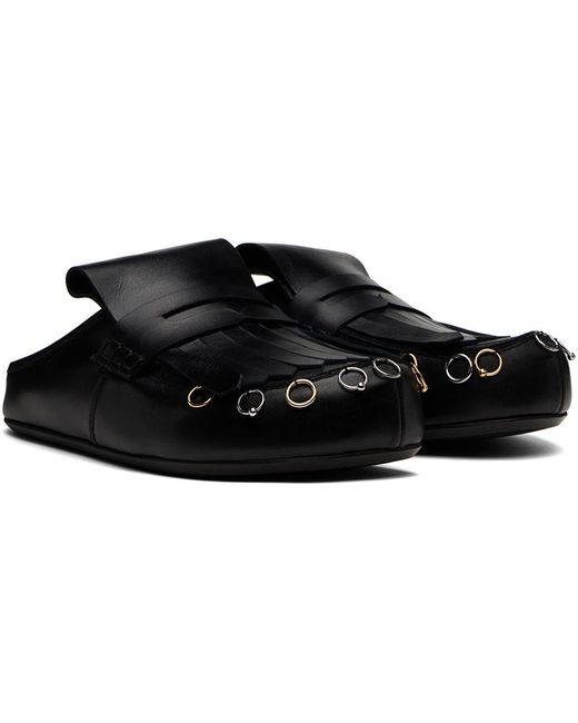 Marni Black Sabot Slip-on Loafers for men