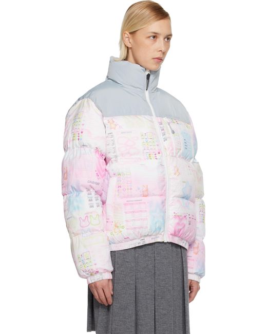 Sandy Liang White Jeffey Puffer Jacket