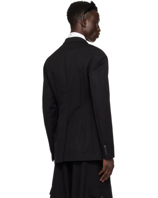 Veston noir à simple boutonnage Dries Van Noten pour homme en coloris Black