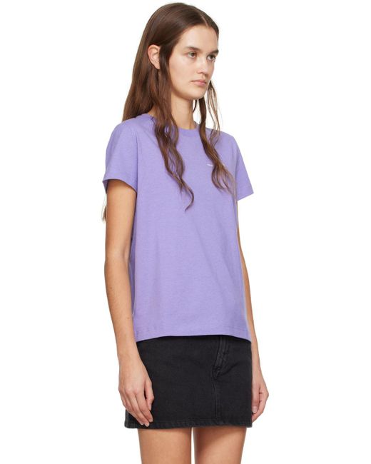 A.P.C. パープル Item H Tシャツ Purple