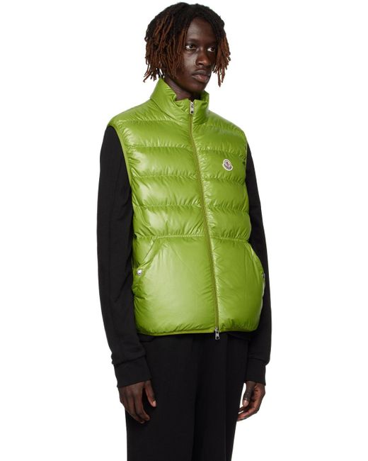 green down vest men's