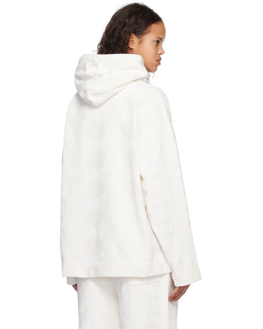 Marc Jacobs Off-white 'the Monogram' Hoodie