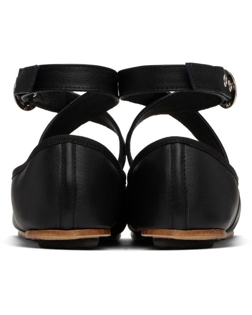 Repetto ブラック Sophia ベルト バレエシューズ ブラック | Lyst
