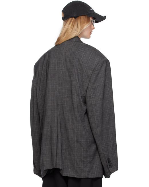 Balenciaga グレー Skater テーラードジャケット ブラック | Lyst Balenciaga グレー Skater テーラードジャケット ブラック | Lyst