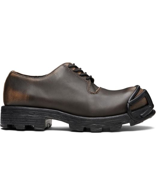 DIESEL Black D-Hammer So D Derbys for men