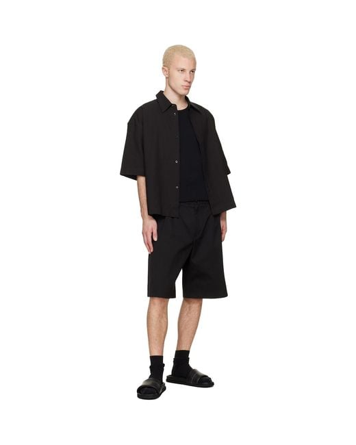 Off-White c/o Virgil Abloh Black Industrial Belt Slider Sandals for men