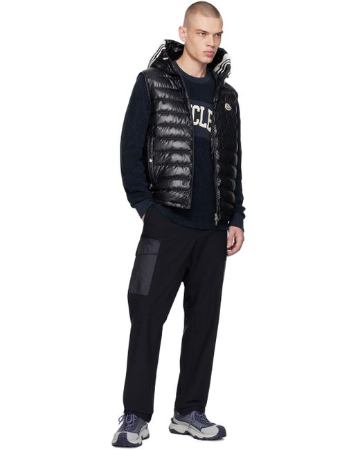 【関税込み】Moncler ネイビー ロゴ刺繍 スウェットシャツ メンズ Moncler ネイビー ロゴ刺繍 スウェットシャツ ブルー | Lyst