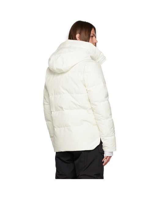 Canada Goose White Humanature Macmillan Down Jacket for men