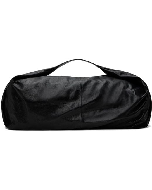 Fear Of God Black Leather Large Shell Bag for men