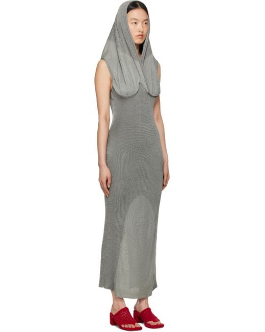 Isa Boulder Black Lowhood Maxi Dress