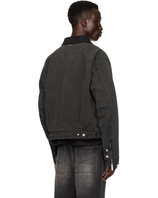 C2H4 Black Mechanist Jacket for men