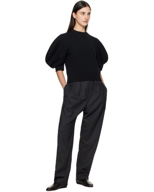 Sacai ブラック Sweat Sponge スウェットシャツ Black