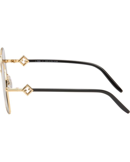 Fendi Gray Ff Diamonds Sunglasses