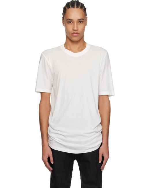 Boris Bidjan Saberi 11 White Ts5 T-Shirt for men
