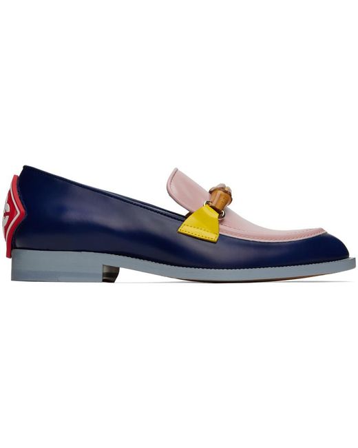 Casablanca Blue Memphis Loafers for men