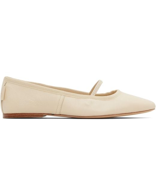 A.P.C. Black Swan Ballerina Flats