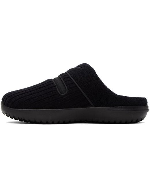 Nike Black Burrow Slippers