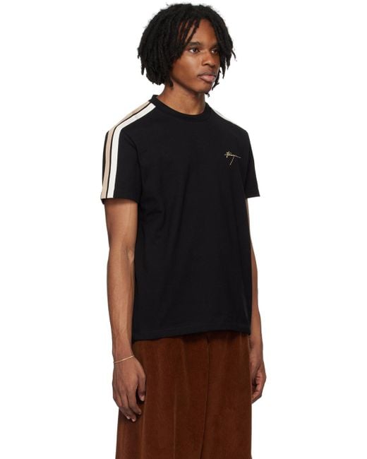 T-shirt de sport noir Ferragamo pour homme en coloris Black