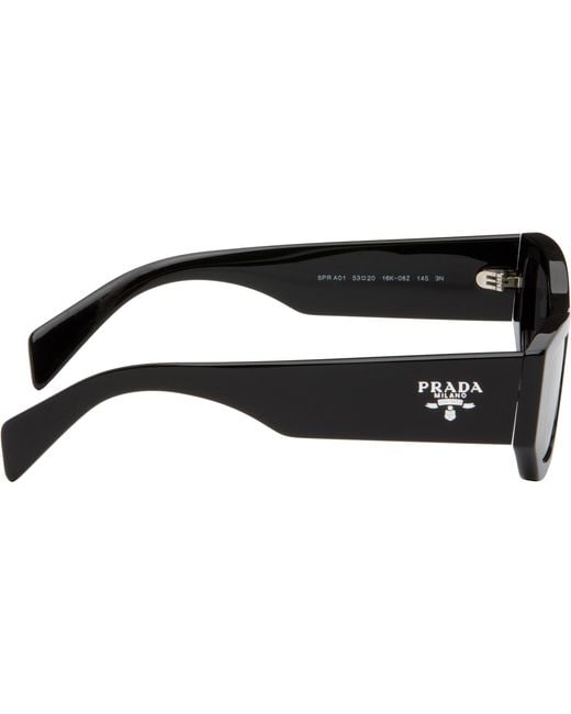 Prada Gray 'Prada Symbole' Sunglasses for men